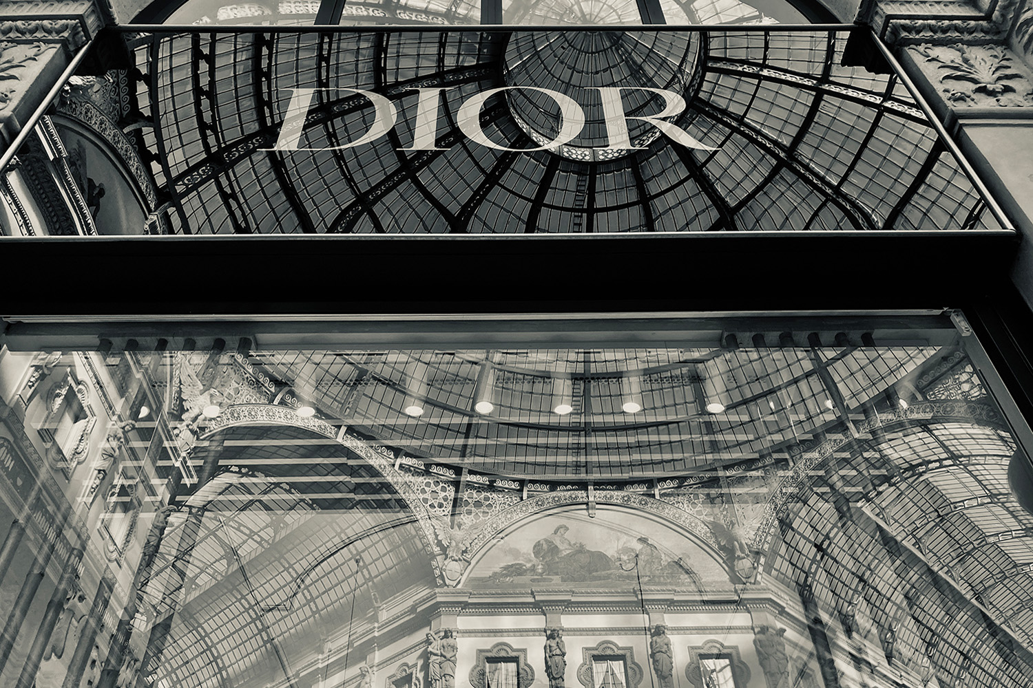 Foto der Galleria Vittorio Emanuelle II in Mailand